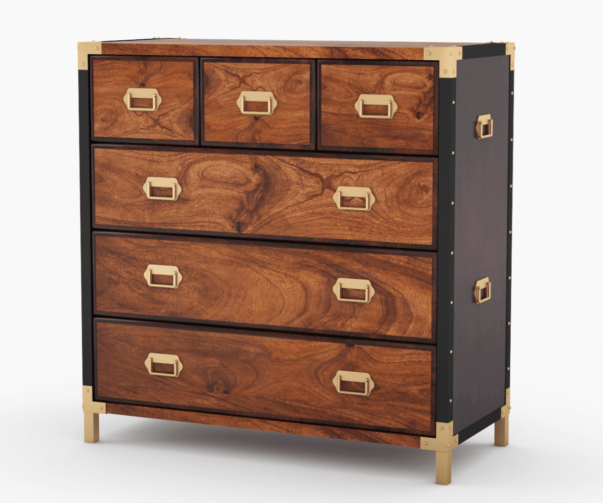 Veridian Solid Wood Chest of Drawers | 6 Drawer Chest