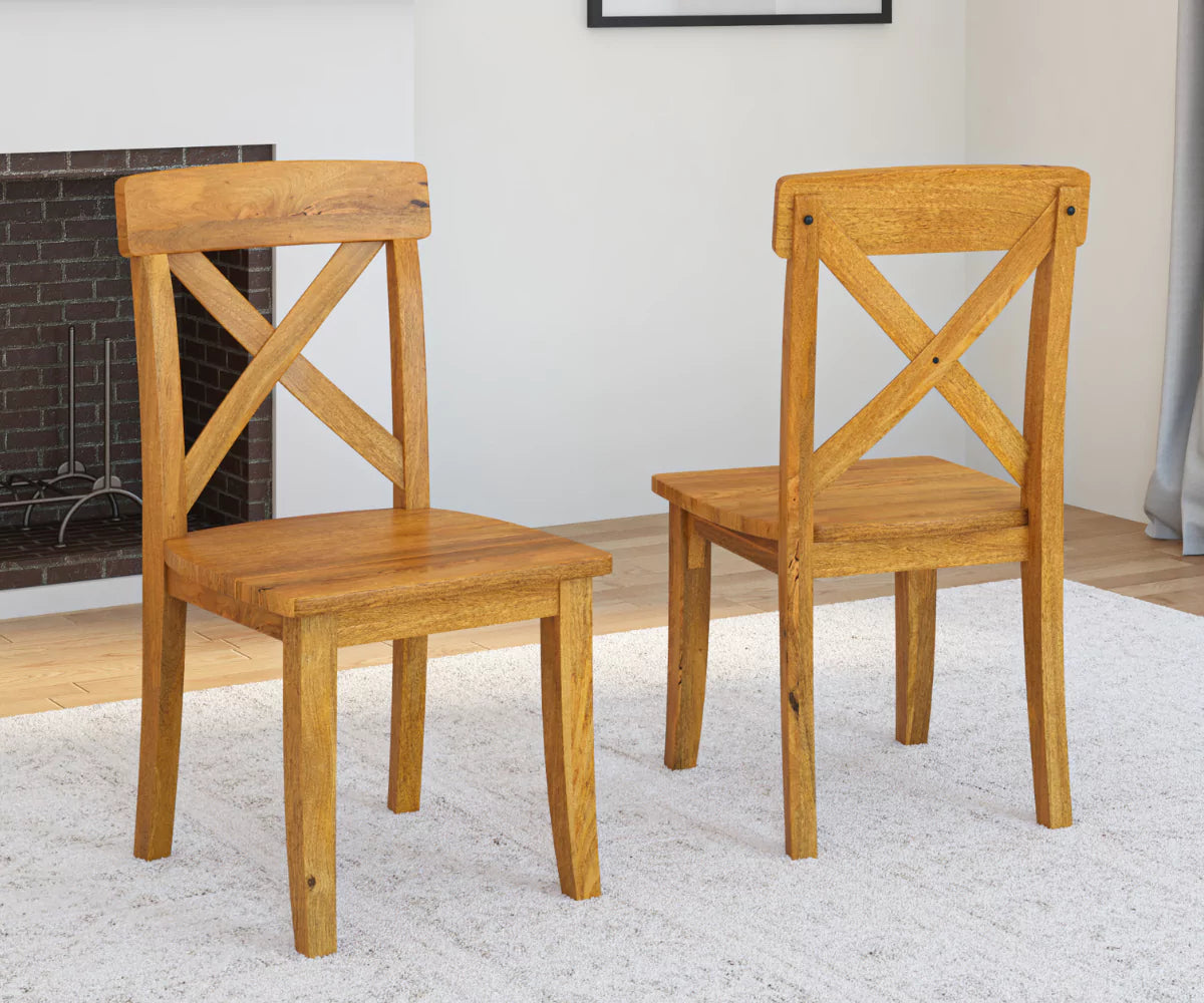 Viston Wooden Dining Chairs Set of 2 - Interior Image