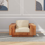 Serenerest Acacia Sofa In Light Reddish Honey