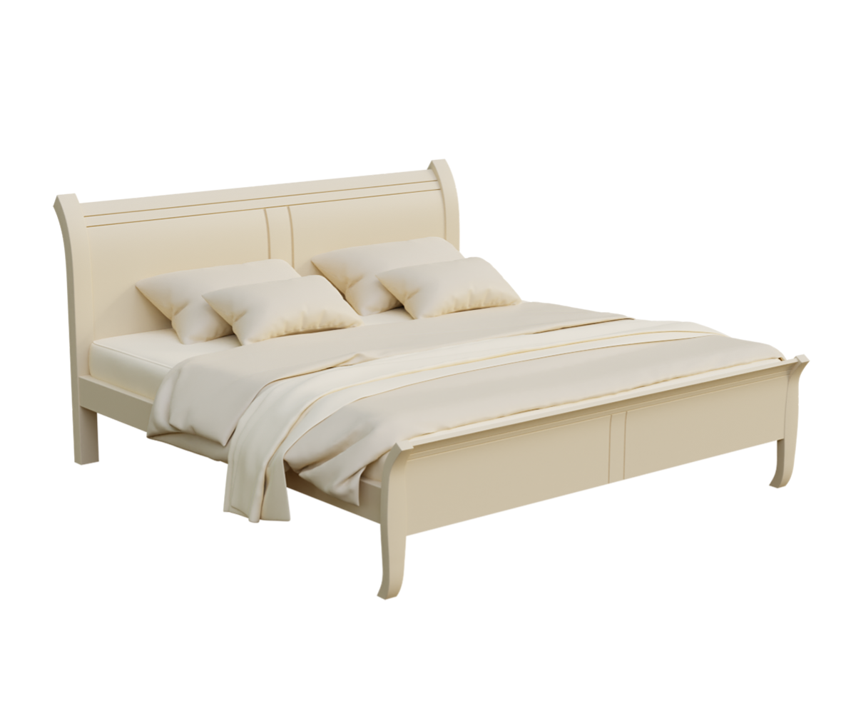 Windsor Whirl Wooden Bed