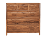 Zephyr Solid Wood Drawer Chest | 6 Drawer Chest