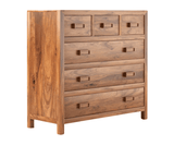 Zephyr Solid Wood Drawer Chest | 6 Drawer Chest