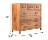 Zephyr Solid Wood Drawer Chest