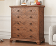 Zyrelle Tall 6-Drawer Chest | Solid Wood Chest of Drawer