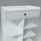 Ladria MDF Wood Shoe Rack In Warm White