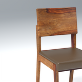 Resonance Sheesham Wood Dining chair In Reddish Walnut