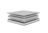 Dreamsway Pocket Spring, Quilting Foam Mattress White and Navy Blue