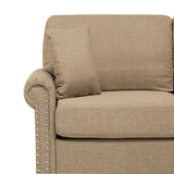 Sezlong 3 Seater Sofa in brown colour