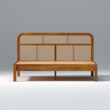 Pulse Mango wood Bed Without Box Storage in Maharani color Colour