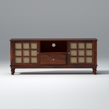 Solstice Sheesham Wood TV Unit in Dark Maharani Colour