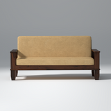 Fugleg Nest Sheesham Walnut Sofa In Dark Walnut Color