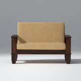 Fugleg Nest Sheesham Walnut Sofa In Dark Walnut Color