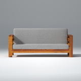 Eirini Elegance Sheesham Wood sofa In Light Honey Color