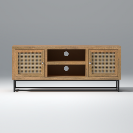 Harbor Mango Wood TV Unit in Natural Colour