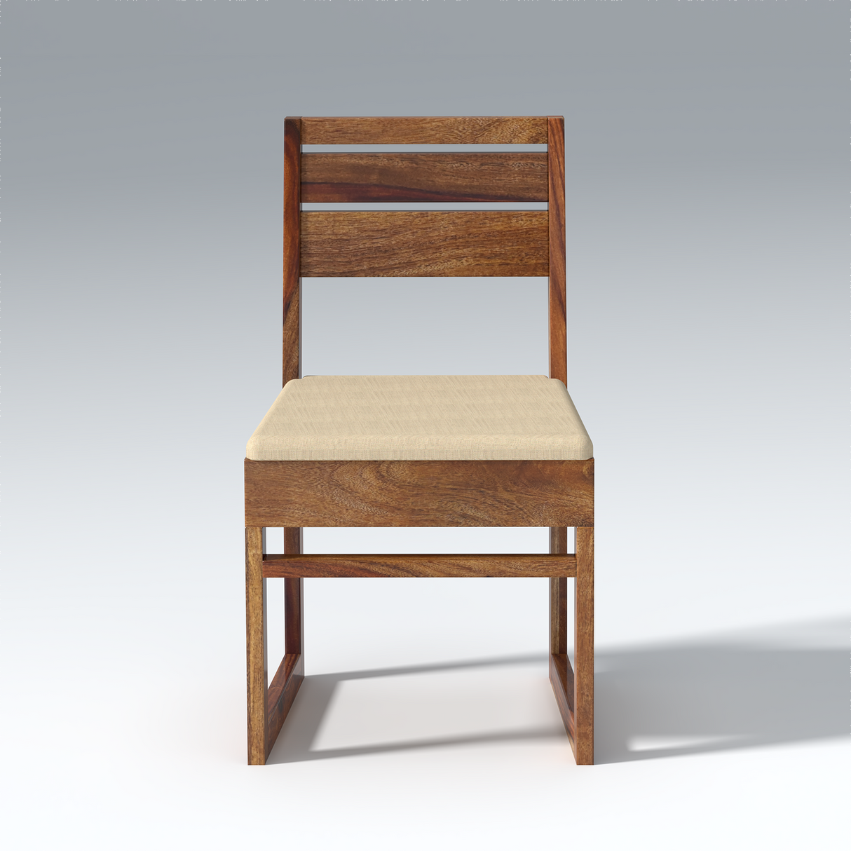 Crenn Sheesham Wood Dining Chair In Reddish Walnut Color