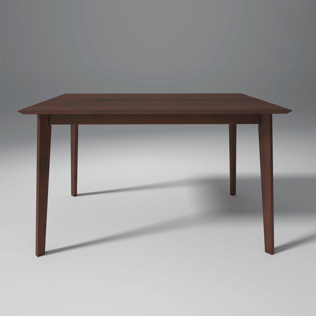 Ducasse Mango Wood Dining Table 6 Seater In Walnut Finish