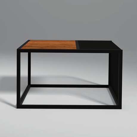 Choptic Iron And Mango Wood Coffee Table In Light Cheery