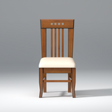 Batali Bistro Sagwan Chair Set of Two Teak Wood In Light Honey