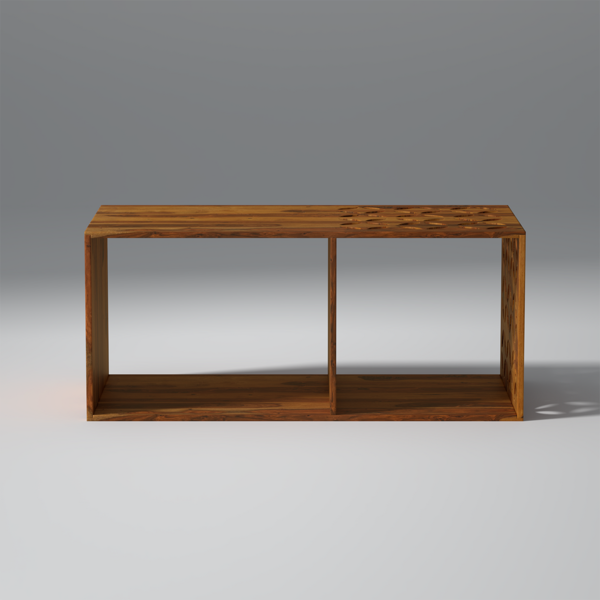 Kapi Sheesham Wood Coffee Table In Light Honey