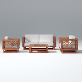 Cushy lounger Sofa Set with Coffee Table