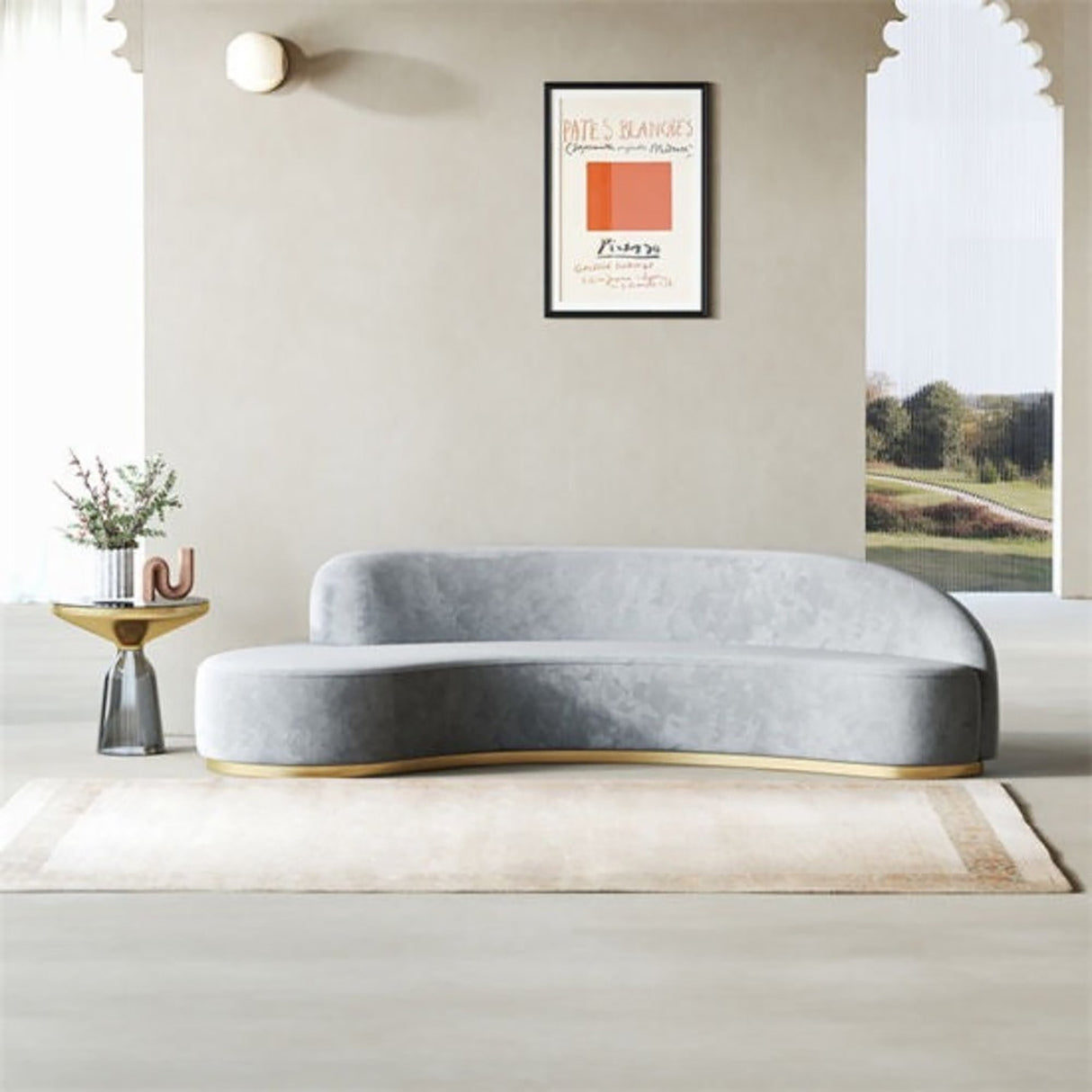 Chelsea 3 Seater Sofa in Grey colour