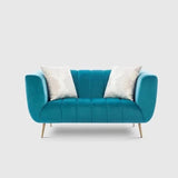 Futon 3 Seater Sofa in Blue colour