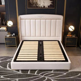 Elite Upholstered Bed in beige Colour With Box Storage