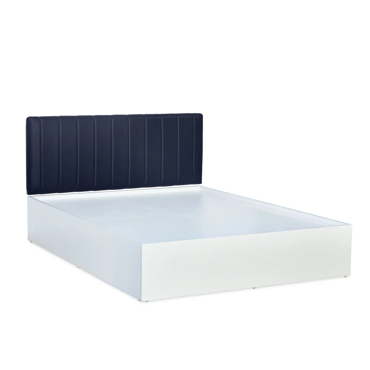 Solara Upholstered Bed in grey Colour With Box Storage