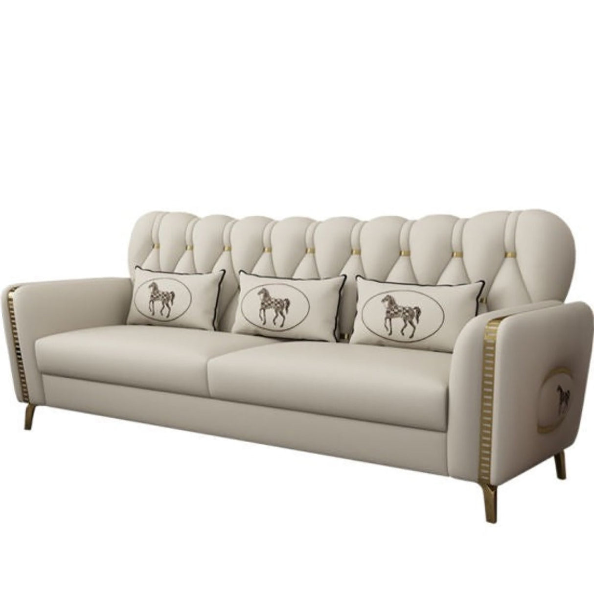 Sedaci 3 Seater Sofa in white colour