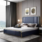 Birchville King size Upholstered Bed Colour With Box Storage