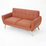 Silken 3 Seater Sofa in Orange colour