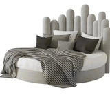 Dale Upholstered Bed in grey Colour With Box Storage