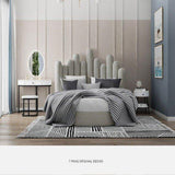 Dale Upholstered Bed in grey Colour With Box Storage