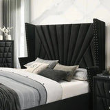 Oakhurst Upholstered Bed in grey Colour With Box Storage