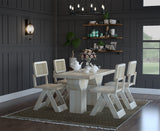 Felvian Solid Wood Dining Table Set