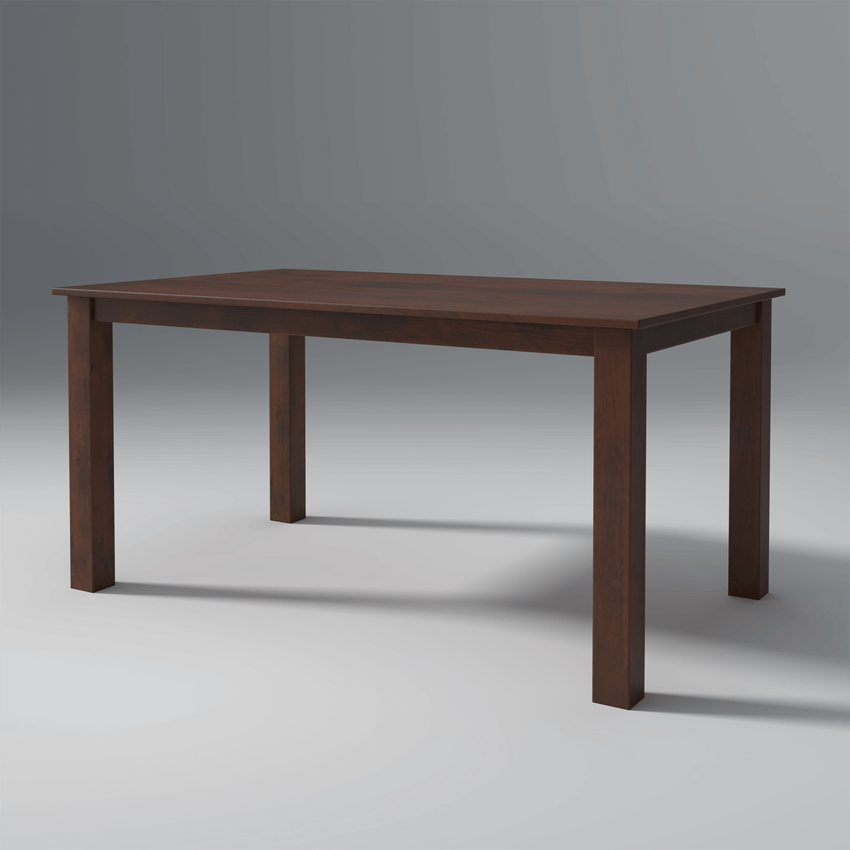 Oliver Mango Wood Dining Table 4 Seater In Walnut Finish