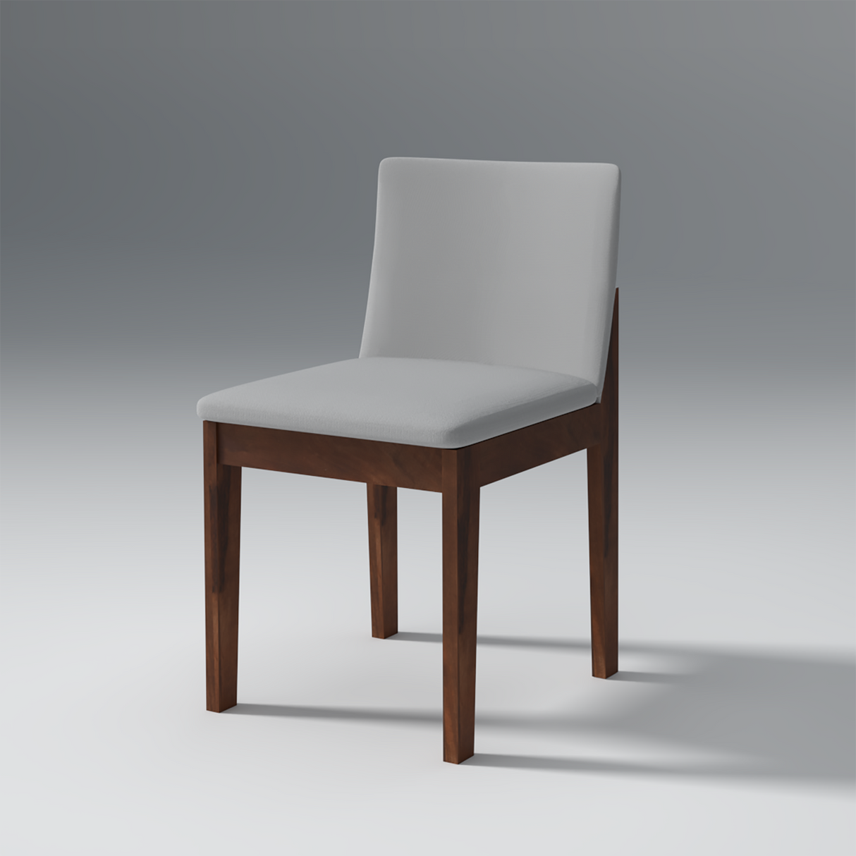 Amro Mango Wood Chair Set of Two In Reddish Walnut