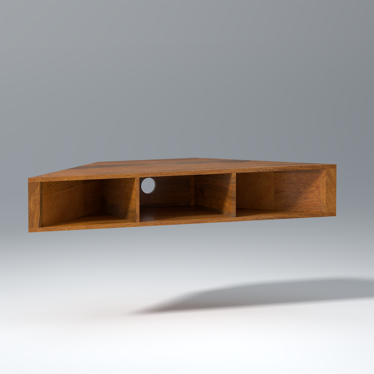 Sierra Mango Wood TV Unit in Natural Teak Colour