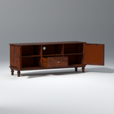 Solstice Sheesham Wood TV Unit in Dark Maharani Colour