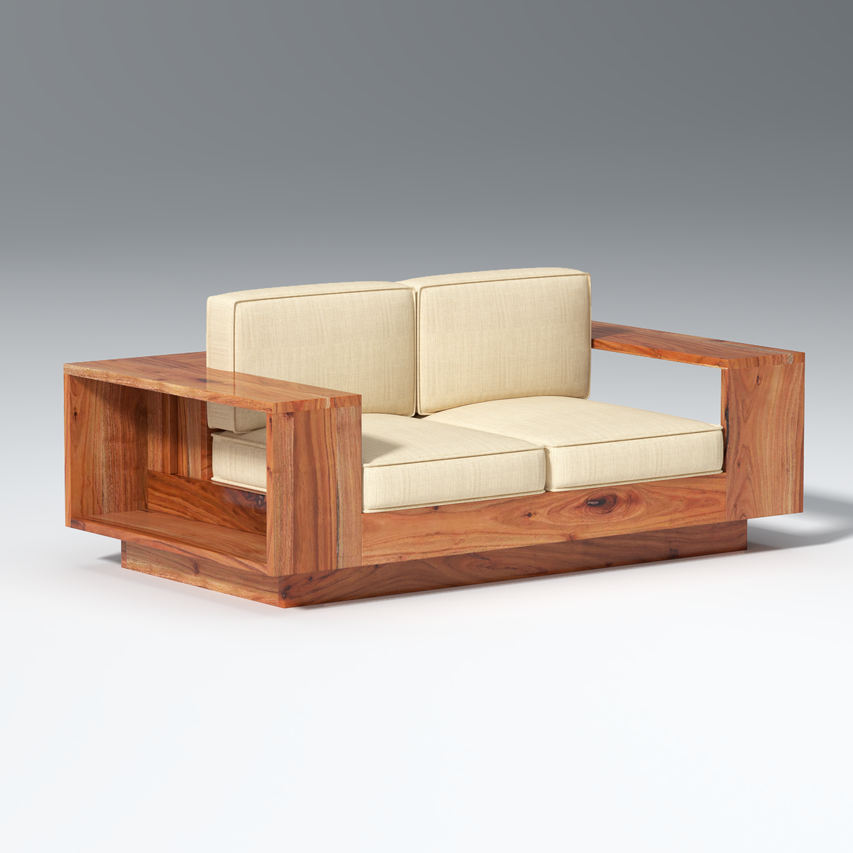 Serenerest Acacia Sofa In Light Reddish Honey