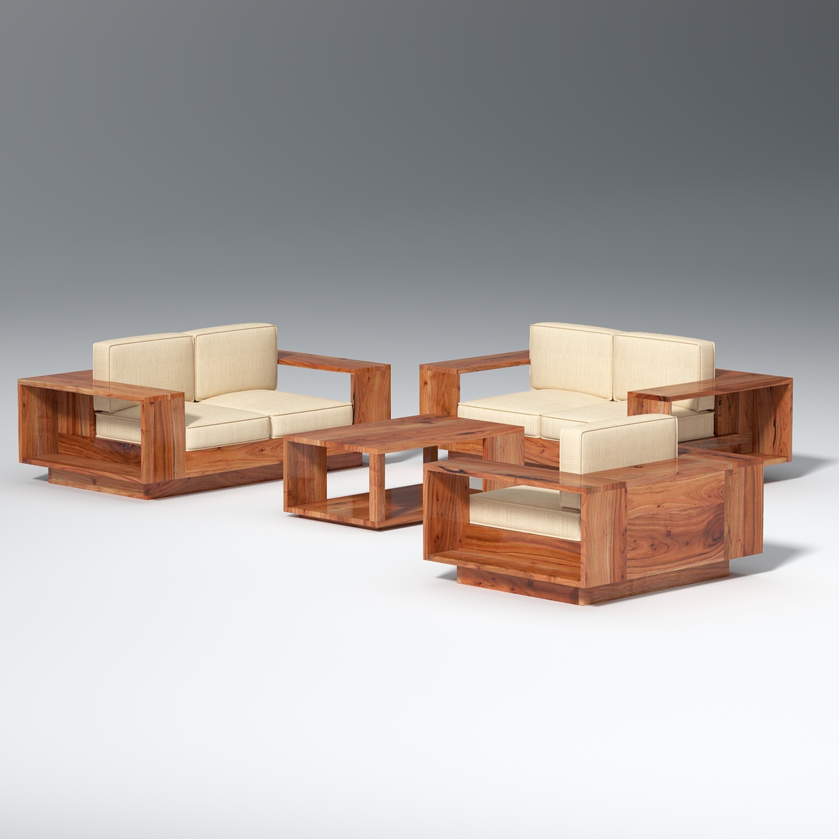 Serenerest Sofa Set with Coffee Table