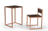 Merria Iron And Sheesham Wood Study Table Set