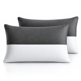 BetaRest Fiber Pillow in White – Ultra Soft, Breathable & Fluffy Bed Pillow for Peaceful Sleep (Size: 27x16 Inches)