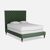 Sylvalley Upholstered Bed in green Colour Without Box Storage