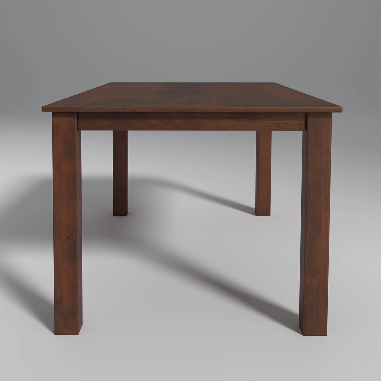 Oliver Mango Wood Dining Table 4 Seater In Walnut Finish