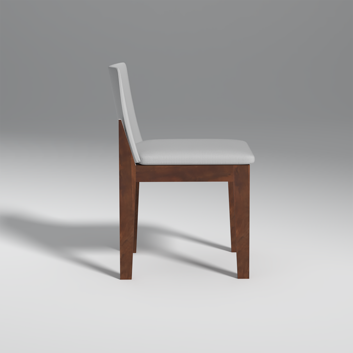 Amro Mango Wood Chair Set of Two In Reddish Walnut