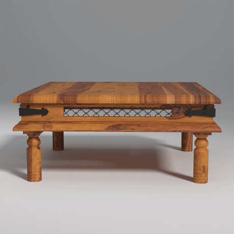 Roastroot Sheesham Wood Coffee Table In Light honey