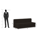 ComfortCraft Foam Sofa Cum Bed Without Box Storage