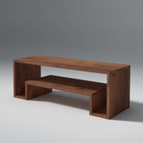 Oblita Sheesham Wood TV unit In Light Walnut