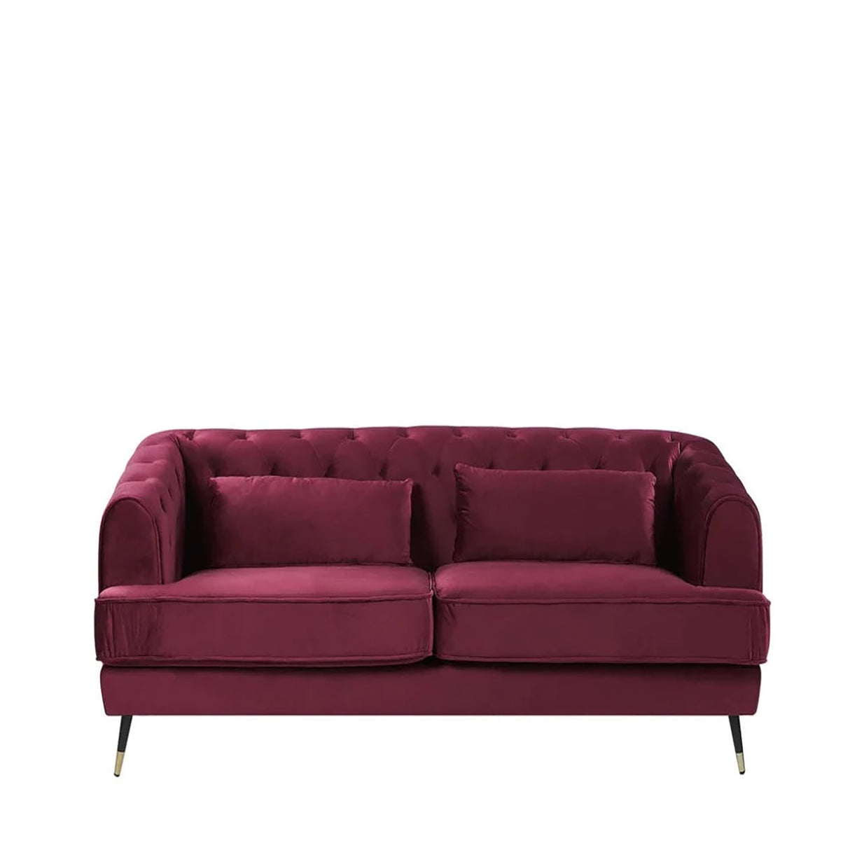 Streamlined 3 Seater Sofa in pink colour